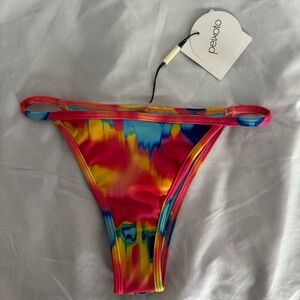 Peixoto Vibrant Tie-Dye Bikini Bottom